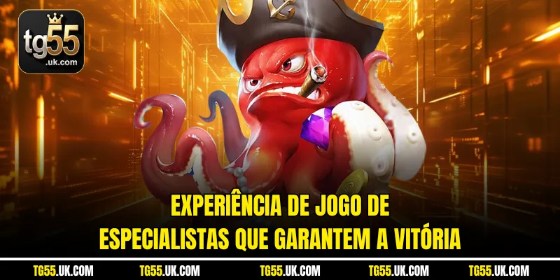 Experiência de jogo de especialistas que garantem a vitória