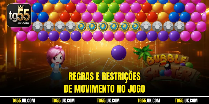 Regras e restrições de movimento no jogo